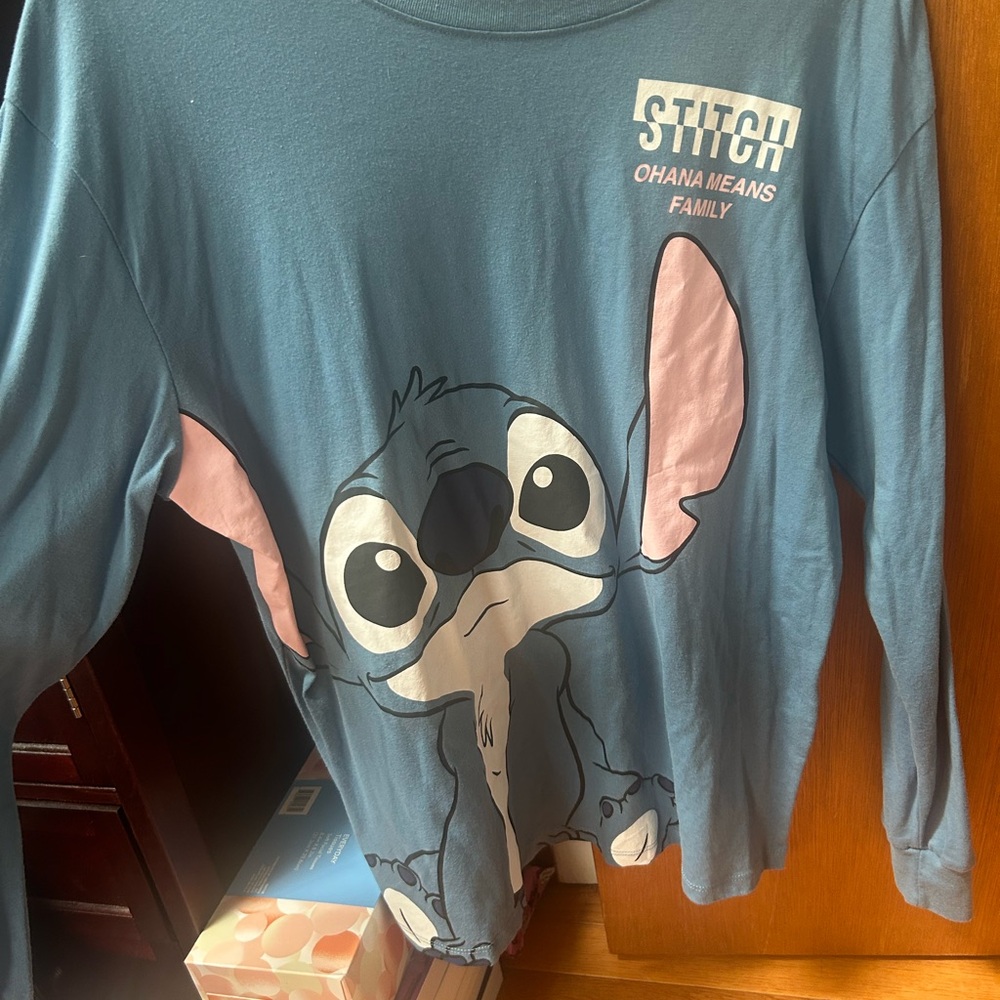 NWOT Stitch Long Sleeve Shirt - Blue